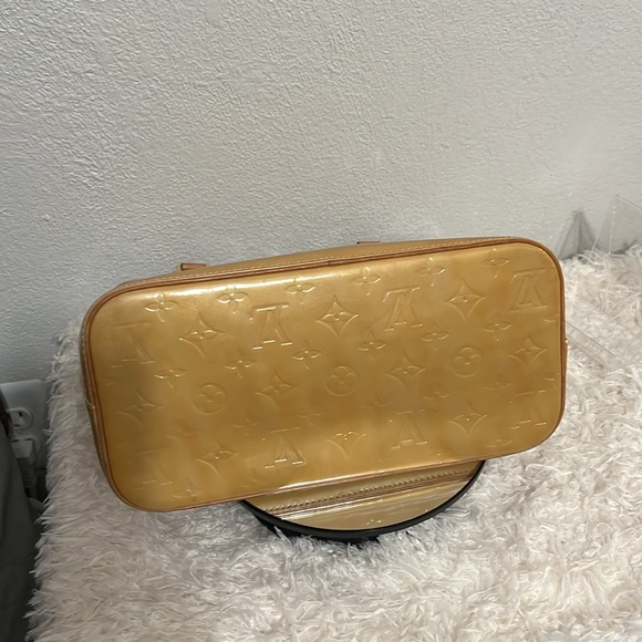 Louis Vuitton Vintage Yellow Vernis Houston Bag - Picture 6 of 16